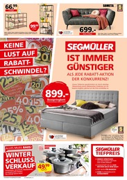 Segmüller Prospekt für Nürnberg mit 6 Seiten Segmüller Prospekt für Nürnberg: "SEGMÜLLER Tiefpreis", 6 Seiten, 09.01.2023 - 28.01.2023