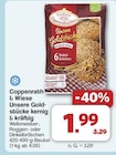 Unsere Goldstücke kernig & kräftig Weltmeister-, Roggen- oder Dinkelbrötchen von Coppenrath & Wiese für 1,99 € bei famila Nordwest im Angebot Unsere Goldstücke kernig & kräftig Weltmeister-, Roggen- oder Dinkelbrötchen von Coppenrath & Wiese im aktuellen famila Nordwest Prospekt