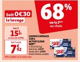 Promo LESSIVE CAPSULES 3 EN 1 ACTIVE CLEAN (1) à 15,83 € dans le catalogue Auchan Supermarché à Mérignac