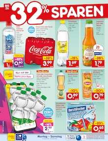 Coca Cola im Netto Marken-Discount Prospekt "Aktuelle Angebote" mit 69 Seiten (Gummersbach)