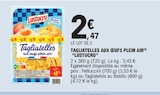 Tagliatelles aux œufs plein air - LUSTUCRU - E.Leclerc Tagliatelles aux œufs plein air - LUSTUCRU à 2,47 € dans le catalogue E.Leclerc