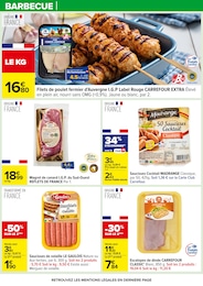 Prix et réduction Poulet Fermier dans le prospectus Carrefour en cours Offre Poulet Fermier dans le catalogue Carrefour du moment à la page 16