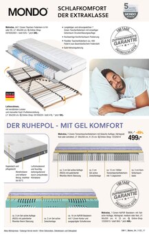 Matratze im aktuellen Opti-Wohnwelt Prospekt (Würzburg) Matratze im Opti-Wohnwelt Prospekt "Traumhaft schlafen" mit 20 Seiten (Würzburg)