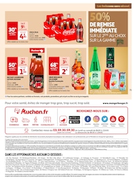 Offre Coca-Cola dans le catalogue Auchan Hypermarché du moment à la page 71