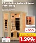 Infrarotkabine Aalborg im Angebot bei Netto Marken-Discount in Ahlen Infrarotkabine Aalborg Angebote von ARTSAUNA bei Netto Marken-Discount Ahlen für 1.299,00 €