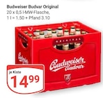 Original im Angebot bei GLOBUS in Oberhausen Original Angebote von Budweiser Budvar bei GLOBUS Oberhausen für 14,99 €
