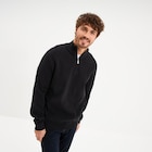 Pull camionneur manches longues noir homme à 35,99 € dans le catalogue La Halle