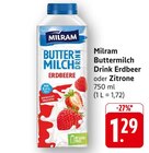 Aktuelles Buttermilch Drink Erdbeer Angebot bei E center in Reutlingen ab 1,29 €