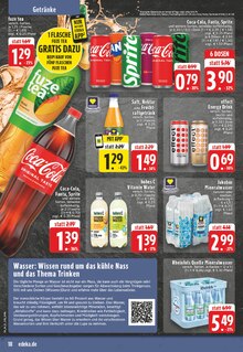 Cola im EDEKA Prospekt "Aktuelle Angebote" mit 26 Seiten (Essen)