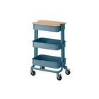 Servierwagen mit Abdeckung graublau 28x38x61 cm von RÅSKOG / NORRÅVA im aktuellen IKEA Prospekt