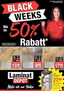 Laminat im LaminatDEPOT Prospekt "Black Week - Bis 50% Rabatt" mit 8 Seiten (Dortmund)