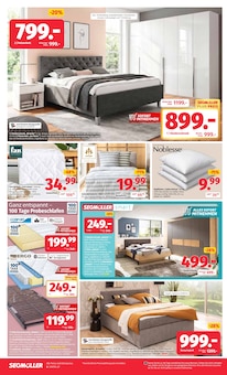 Boxspringbett im aktuellen Segmüller Prospekt (München) Boxspringbett im Segmüller Prospekt "Zum Glück gibt’s Segmüller - Nimm 4 zahl 3" mit 10 Seiten (München)