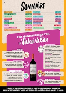 Catalogue de la semaine "LA FOiRE AUX ViNS" avec 2 pages, valide du 26/09/2026 au 11/10/2026 pour Ghisonaccia et alentours Prospectus de la semaine "LA FOiRE AUX ViNS" avec 2 pages, valide du 26/09/2026 au 11/10/2026 pour Ghisonaccia et alentours