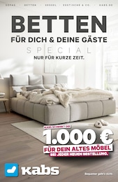 Kabs Prospekt für Cloppenburg: "Betten für dich und deine Gäste", 14 Seiten, 06.02.2026 - 12.02.2026