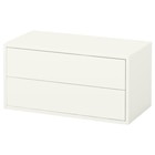Schrank mit 2 Schubladen weiß im Angebot bei IKEA in Passau Schrank mit 2 Schubladen weiß Angebote von EKET bei IKEA Passau für 75,00 €