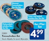 Diamant-Trennscheiben-Set oder Trenn- und Schleifscheiben-Set oder Fächerschleifscheiben-Set bei ALDI SÜD im Geislingen Prospekt für 4,99 €