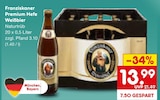 Premium Hefe Weißbier Naturtrüb Angebote von Franziskaner bei Netto Marken-Discount Erlangen für 13,99 €