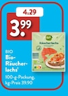 Bio-Räucherlachs von BIO im aktuellen ALDI SÜD Prospekt für 3,99 €