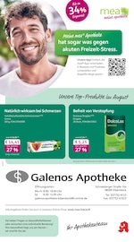 mea - meine apotheke Apotheken Prospekt der aktuellen Woche mit 4 Seiten, gültig von 01.08.2026 bis 31.08.2026, in Schönheide und Umgebung Aktueller mea - meine apotheke Apotheken Prospekt in Schönheide und Umgebung, "Unsere August-Angebote" mit 4 Seiten, 01.08.2026 - 31.08.2026