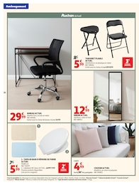Prix et réduction Tabouret dans le prospectus Auchan Hypermarché en cours Offre Tabouret dans le catalogue Auchan Hypermarché du moment à la page 36