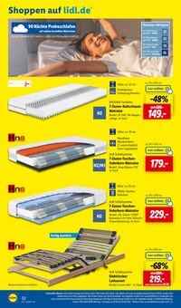 Bett im aktuellen Lidl Prospekt (Bielefeld) Bett im Lidl Prospekt "LIDL LOHNT SICH" mit 70 Seiten (Bielefeld)