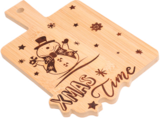 Holz-Schneidebrett Weihnachtsdesign im budni Prospekt Holz-Schneidebrett Weihnachtsdesign von im aktuellen budni Prospekt für 1,99 €
