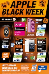 expert Losheim Prospekt der aktuellen Woche, gültig von 21.11.2025 bis 01.12.2025 Aktueller expert Losheim Prospekt "APPLE BLACK WEEK" mit 2 Seiten
