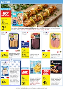 Promotion Poisson surgelé dans le prospectus Carrefour, valable du 24/03/2026 au 06/04/2026 Promo Poisson surgelé dans le catalogue Carrefour du moment à la page 56