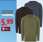 T-shirt manches longues homme en promo chez Lidl Niort à 5,99 €