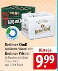 Berliner Kindl Jubiläums Pilsener oder Berliner Pilsner im Angebot bei famila Nordost in Falkensee Berliner Kindl Jubiläums Pilsener oder Berliner Pilsner Angebote bei famila Nordost Falkensee für 9,99 €