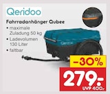Fahrradanhänger Qubee im Angebot bei Netto Marken-Discount in Neu-Ulm Fahrradanhänger Qubee Angebote von Qeridoo bei Netto Marken-Discount Neu-Ulm für 279,00 €