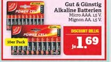 Aktuelles Alkaline Batterien Angebot bei Marktkauf in Fürth ab 1,69 €