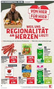 Wurst im aktuellen Kaufland Prospekt (Nürnberg) Wurst im Kaufland Prospekt "Hier bin ich richtig" mit 52 Seiten (Nürnberg)