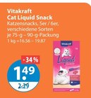 Cat Liquid Snack von Vitakraft im aktuellen V-Markt Prospekt für 1,49 €