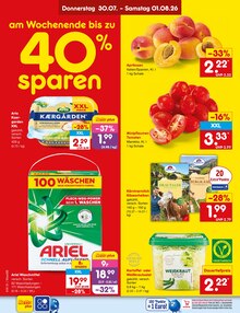 Ariel im Netto Marken-Discount Prospekt "Aktuelle Angebote" mit 76 Seiten (Karlsruhe)