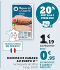 Mousse de canard au porto - U dans le catalogue Super U