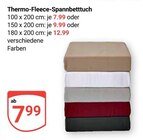 Aktuelles Thermo-Fleece-Spannbetttuch Angebot bei GLOBUS in Krefeld ab 7,99 €