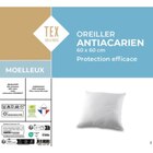 L'oreiller anti-acariens - TEX HOME en promo chez Carrefour Strasbourg à 12,99 €