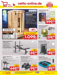 Fitnessgeräte Angebot & Preis im aktuellen Netto Marken-Discount Prospekt Fitnessgeräte Angebot im aktuellen Netto Marken-Discount Prospekt auf Seite 32