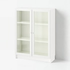 Bücherregal mit Glastüren weiß im IKEA Prospekt Bücherregal mit Glastüren weiß von BILLY / OXBERG im aktuellen IKEA Prospekt für 79,99 €