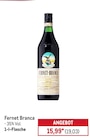 Fernet Branca für 19,03 € bei METRO im Angebot Fernet Branca im aktuellen METRO Prospekt