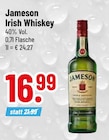 Irish Whiskey bei Trinkgut im Prospekt "" für 16,99 €