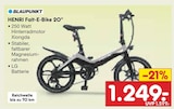 HENRI Falt-E-Bike 20" bei Netto Marken-Discount im Kaufering Prospekt für 1.249,00 €