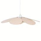 Suspension pétales Naya beige lin Ø72cm en promo chez Maxi Bazar Montreuil à 24,99 €