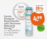 Deospray Basis Sensitiv im Angebot bei tegut in Frankfurt Deospray Basis Sensitiv Angebote von Lavera bei tegut Frankfurt für 4,99 €