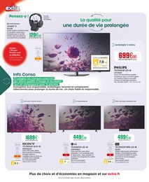 Prix et réduction Casque Tv Sans Fil dans le prospectus Extra en cours Offre Casque Tv Sans Fil dans le catalogue Extra du moment à la page 6