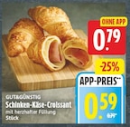Schinken-Käse-Croissant von GUT&GÜNSTIG für 0,59 € bei EDEKA im Angebot Schinken-Käse-Croissant von GUT&GÜNSTIG im aktuellen EDEKA Prospekt