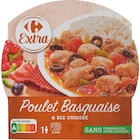 Plat cuisiné micro-ondable - CARREFOUR EXTRA - Carrefour Market à Sète Plat cuisiné micro-ondable - CARREFOUR EXTRA en promo chez Carrefour Market Sète à 2,35 €