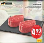 Zartes Rinderfilet Angebote von Deutsches Jungbullenfleisch bei EDEKA Aachen für 4,99 €