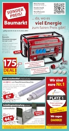Aktueller Sonderpreis Baumarkt Prospekt, "… da, wo es viel Energie zum fairen Preis gibt!", mit Angeboten der Woche, gültig von 04.10.2025 bis 04.10.2025
